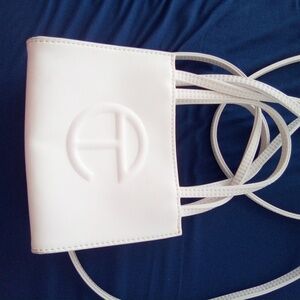 Telfar White Mini Bag